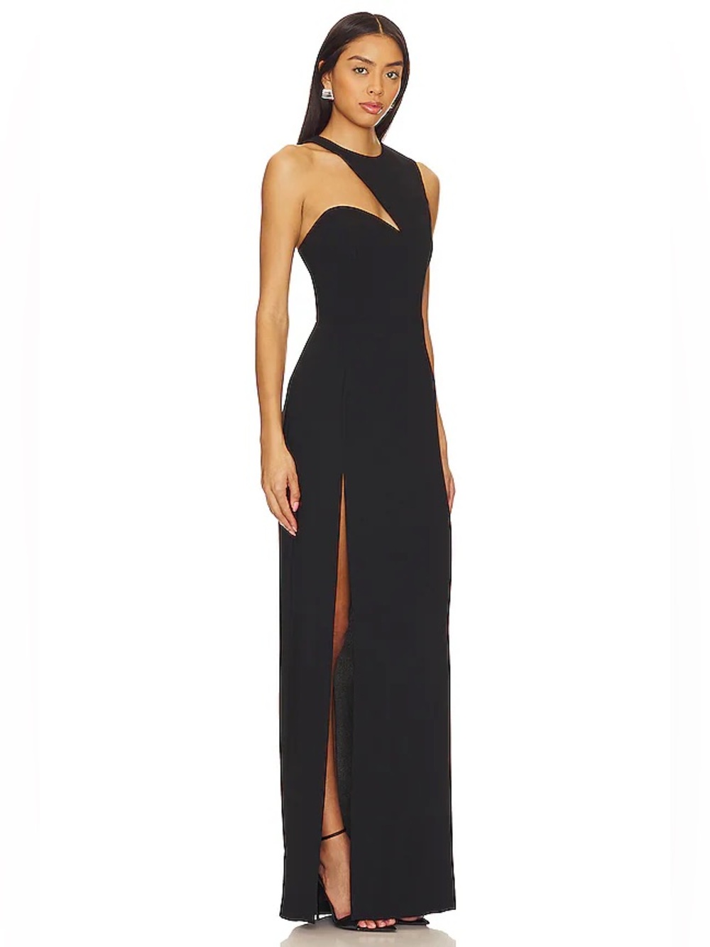 Amanda Uprichard x REVOLVE Gilda Gown in Black